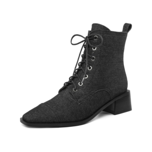 5 Women’s Sexy Black Denim Ankle Boots