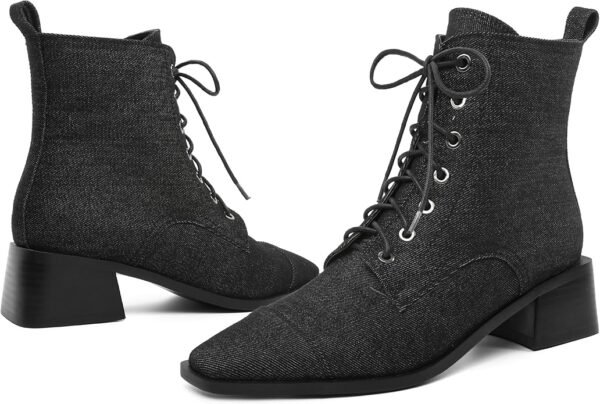 81xfV6kK1xL._AC_SY695_ Women’s Sexy Black Denim Ankle Boots
